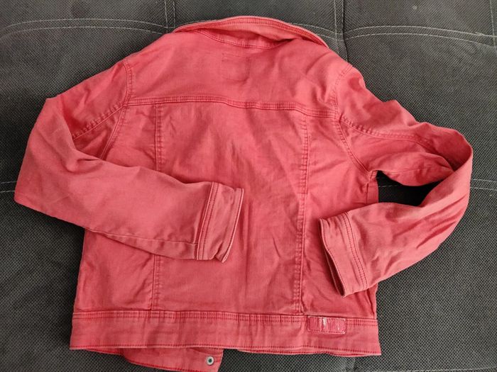 Veste en jean rose 10ans - photo numéro 2