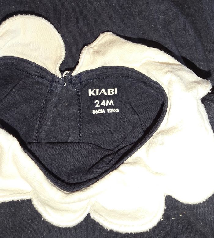 Tee-shirt ML bleu marine 24 mois - photo numéro 4