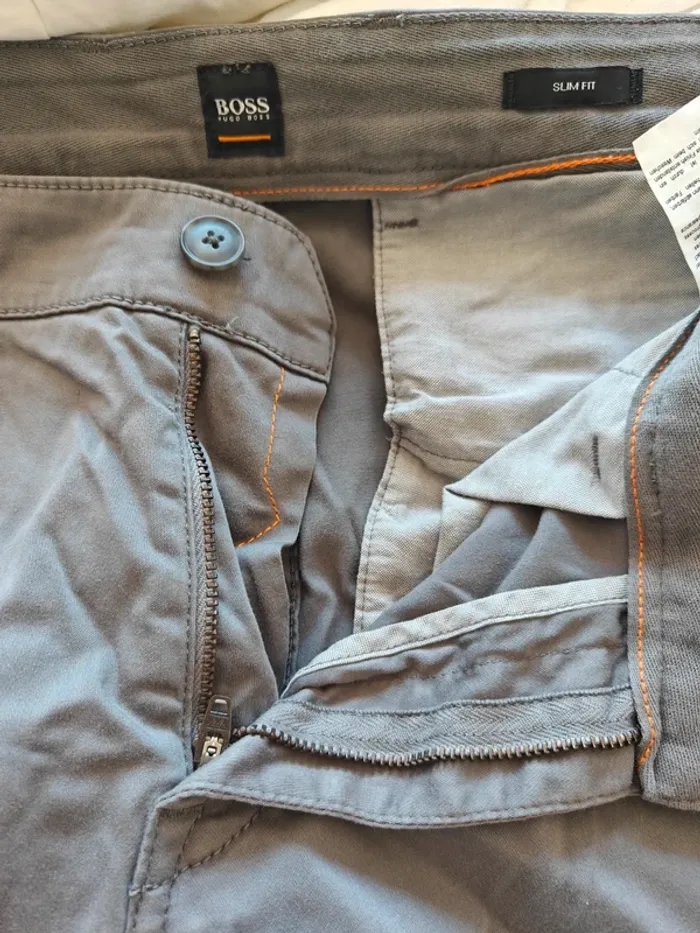 Pantalon homme Chino gris - photo numéro 4