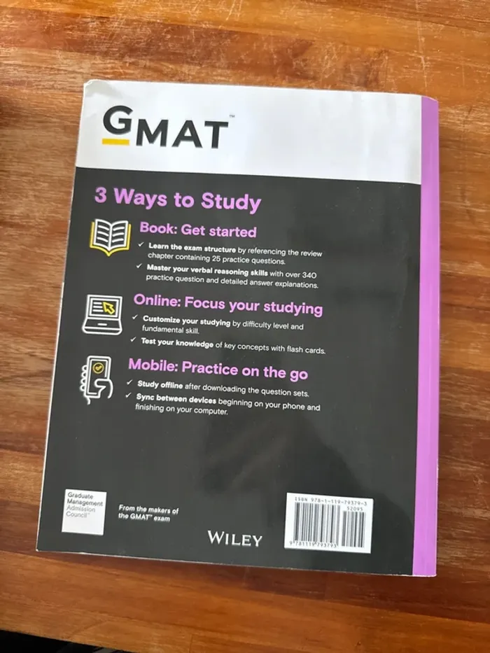 Livre gmat official guide verbal review 2022 - photo numéro 3