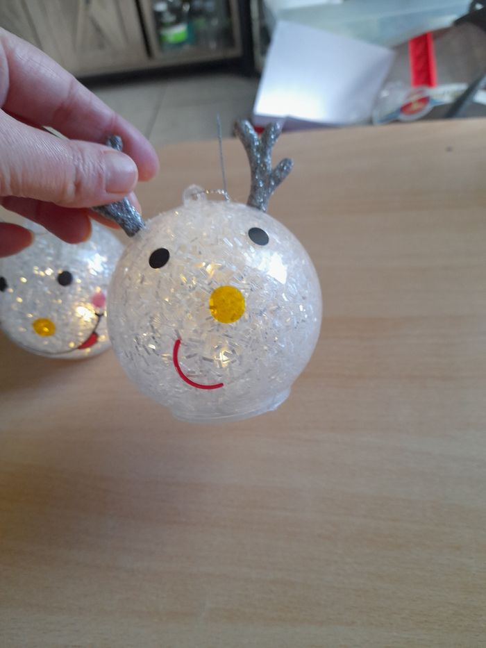 Déco de Noël blanc/ argenté - photo numéro 4