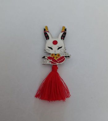 Broche lapin style japonais
