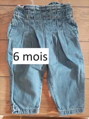 Lot n° 157 Pantalon Jeans Bout'chou 6 mois