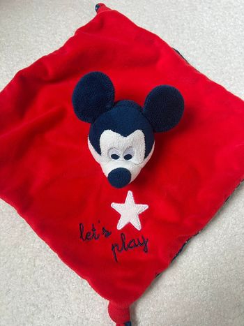 Doudou plat Mickey Nicotoy