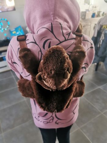 Sac à dos castor doudou