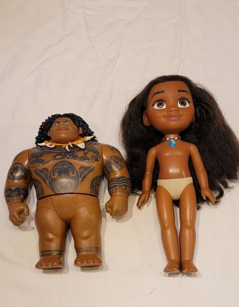 Poupées Vaiana Et Moana Maui
