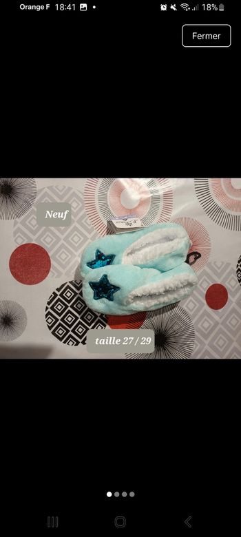 Pantoufles taille 27 Neuves 🏷 