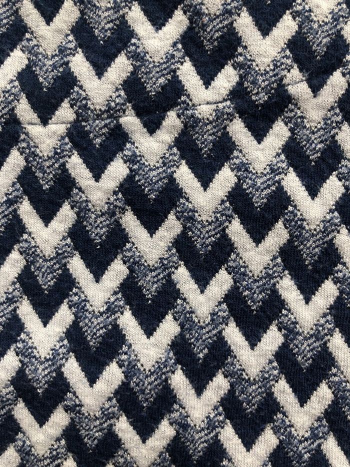 Top bleu grain de malice taille L imprimé géométrique - photo numéro 4