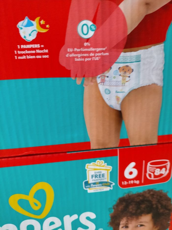 Lot couches Pampers baby dry pants taille 6 - photo numéro 2