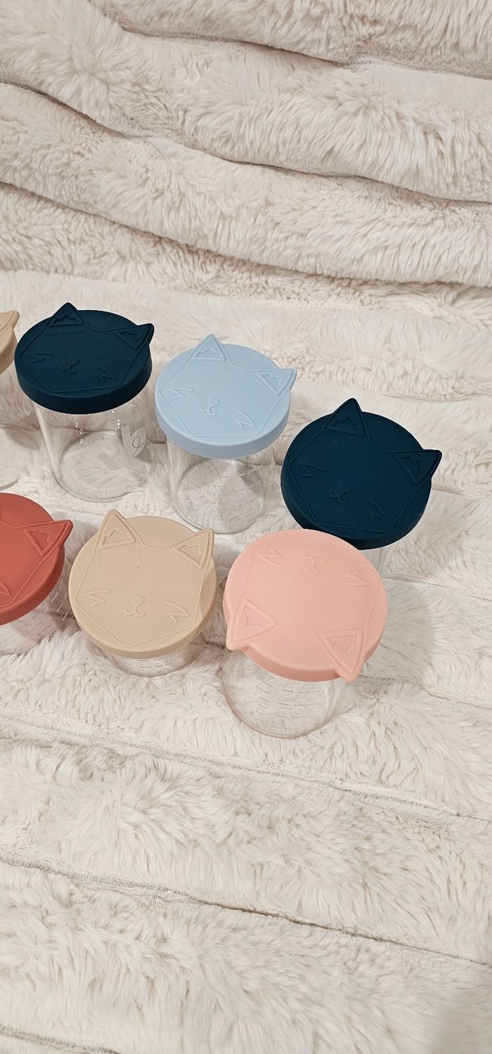 Lot de 9 pots en verre Isy bowls de Babymoov - photo numéro 9