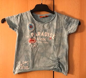 T-Shirt bleu turquoise