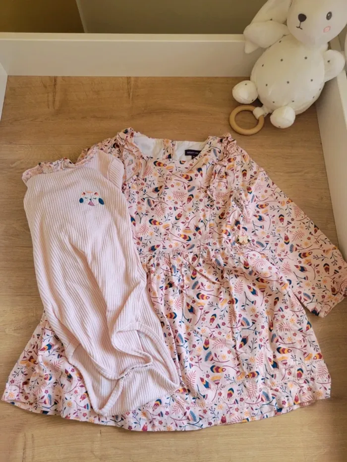 Ensemble body robe Sergent major 24m
