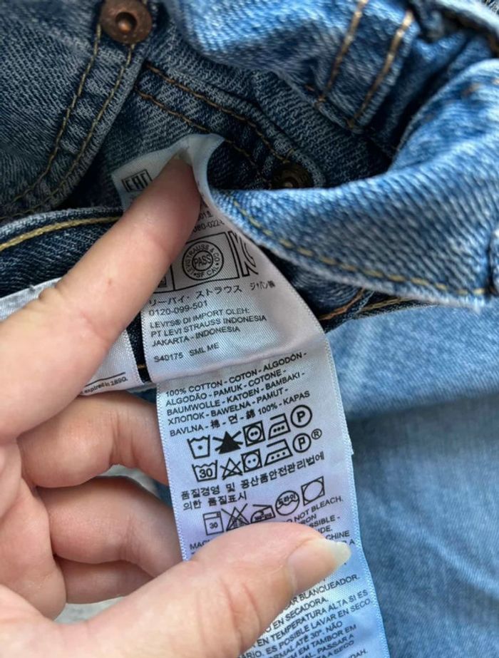 Levi’s 541 W32 (L/42) L30 Jean Athletic Fit slim taper bleu clair délavé fuselé 00s y2k vintage - photo numéro 9