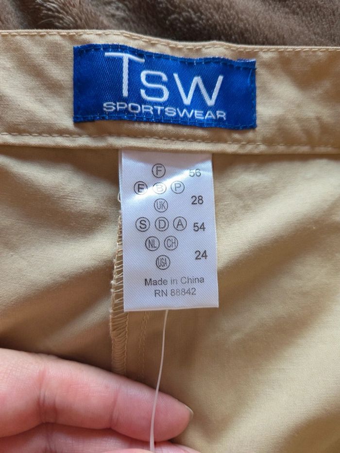 Pantacourt stretch original avec broderie dragon T56 TSW sportswear - photo numéro 7