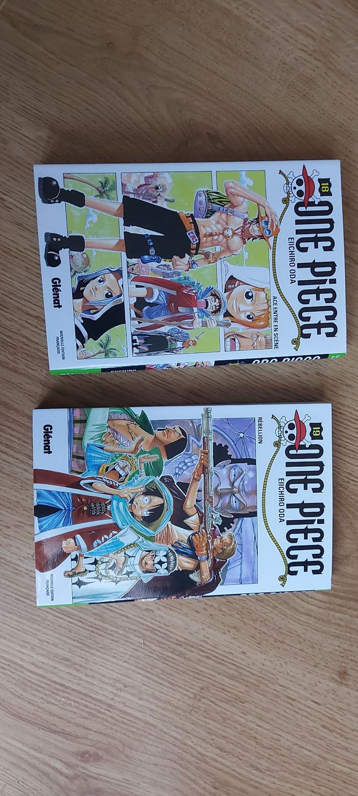 Manga ONE PIECE neufs vol 18 et 19