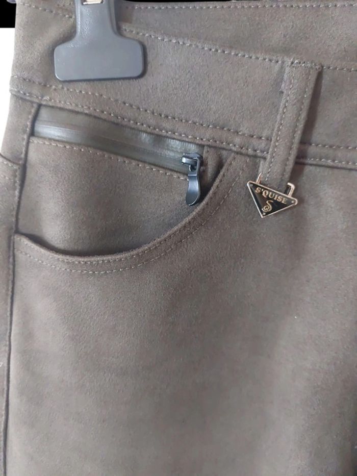 Pantalon en daim T.S - photo numéro 4