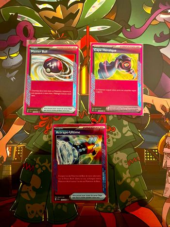 Lots de 3 carte Pokémon EV05 forces temporelles