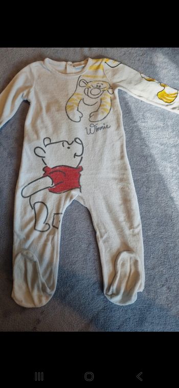 Pyjama winnie l'ourson disney