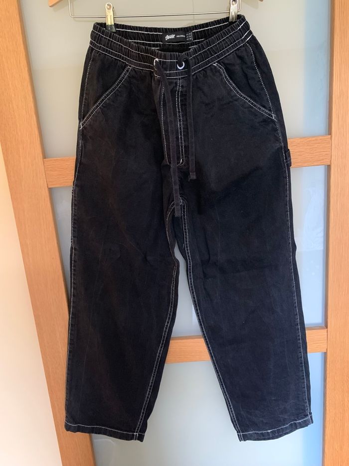 Pantalon noir large - photo numéro 2