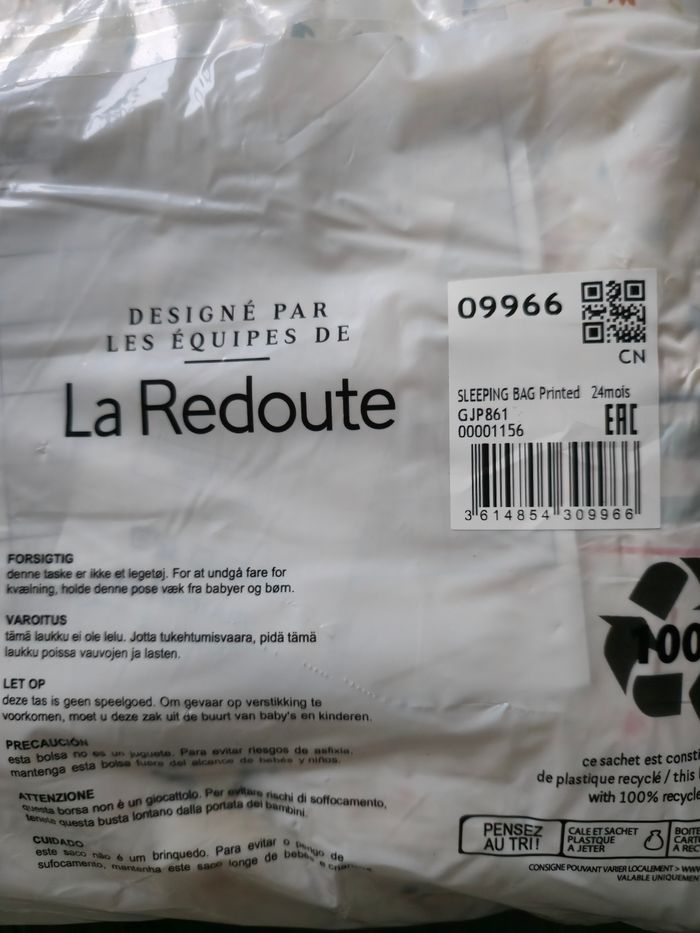 Lot de d 2 gigoteuses laredoute - photo numéro 4