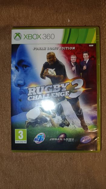 Rugby challenge 3 Xbox  360