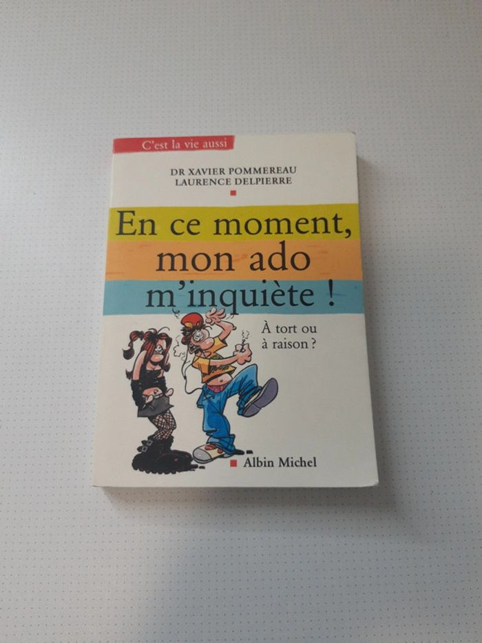 😺 livre en ce moment mon ado m'inquiète 😺