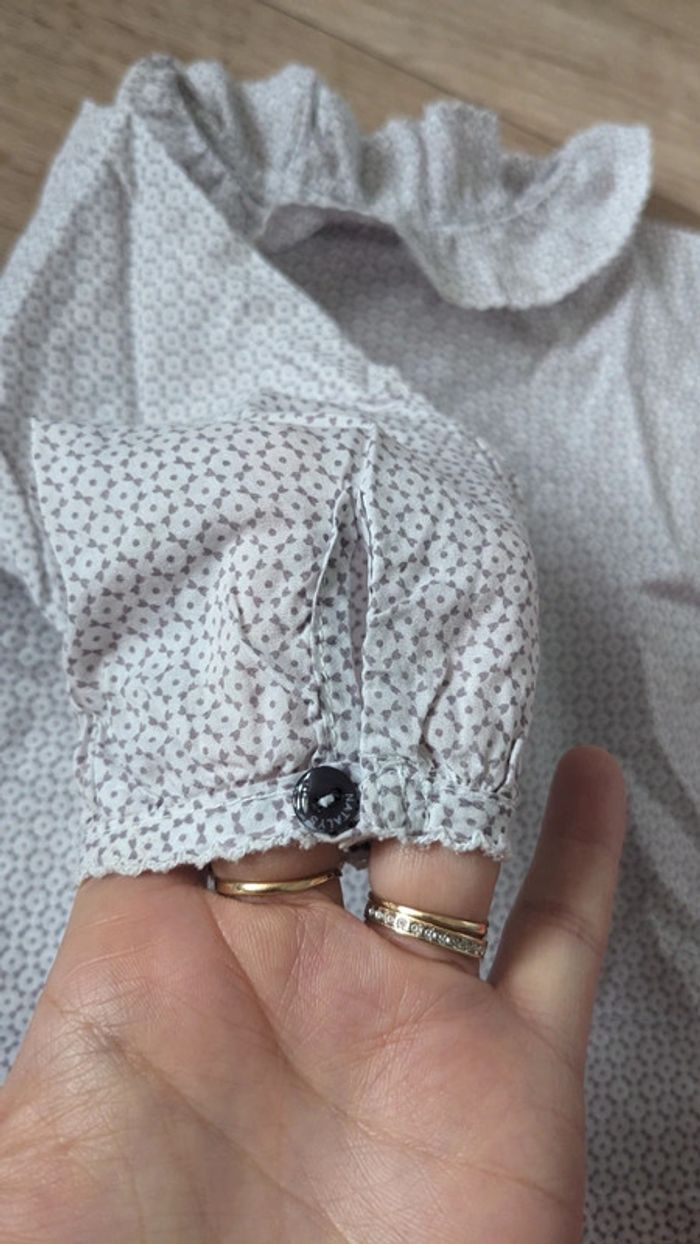 Blouse manches longues Natalys 12 mois - photo numéro 4