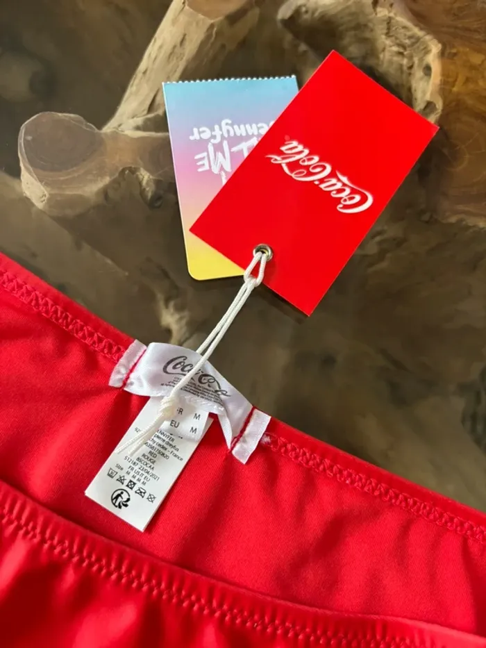 Bas de maillot de bain Don't call me Jennyfer Rouge Coca-Cola - photo numéro 3