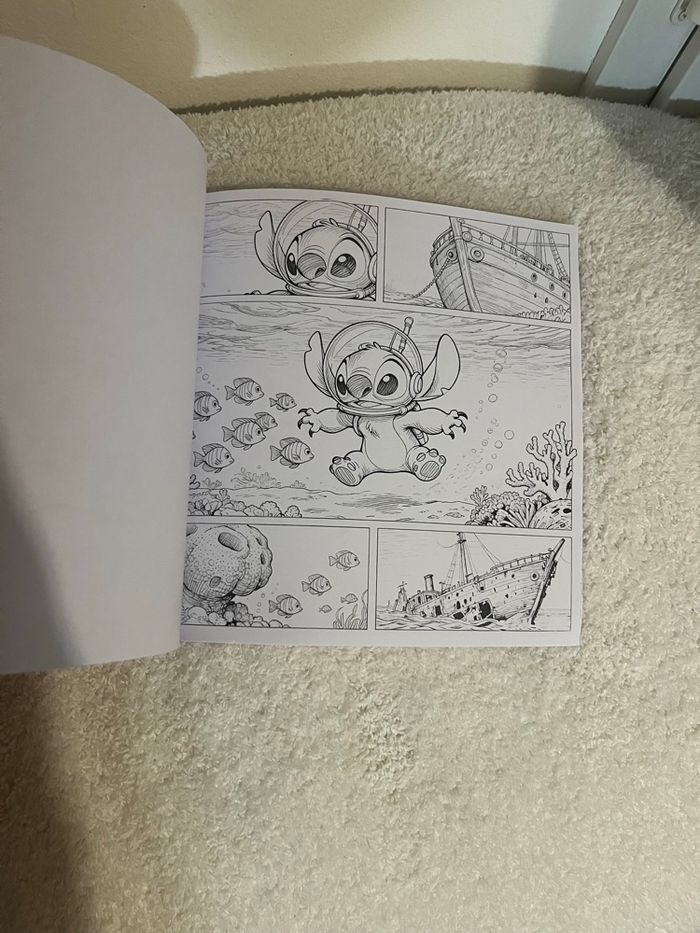 Livre de coloriage cosy stitch - photo numéro 9