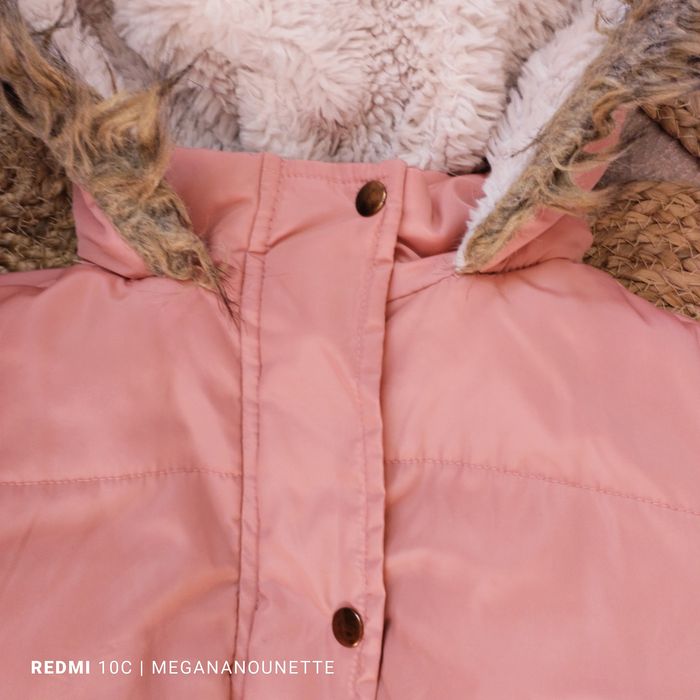 🌸 Parka Doudoune Rose Poudré – Taille 4 Ans / 104 cm – Très Bon État - photo numéro 6