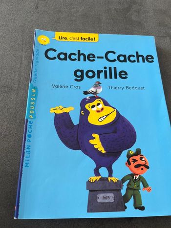 Livre Milan poisson cp cache cache gorille