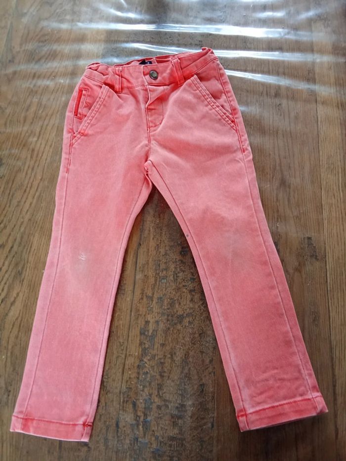 Pantalon léger orange corail - photo numéro 2