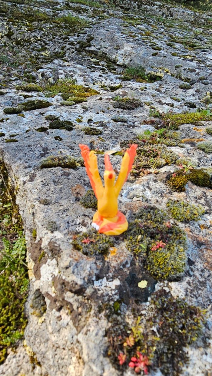 Super figurine Pokemon Nintendo finger puppet Sulfura - photo numéro 2