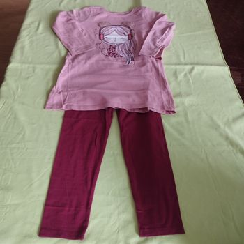 Pyjama enfant fille 5ans Vert Baudet