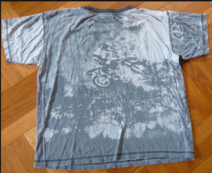 🌟 Superbe tee shirt 152 = 12 ans moto cross sympa - photo numéro 3