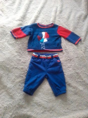 Ensemble garçon 3 mois