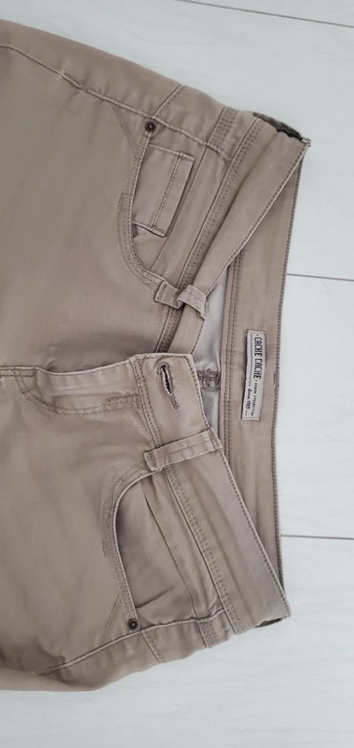 Pantalon Cache Cache 39 beige - photo numéro 6