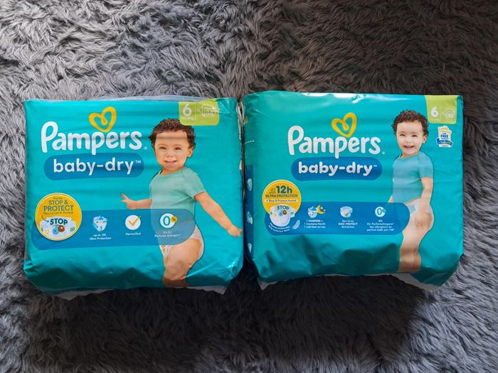Couches baby dry taille 6