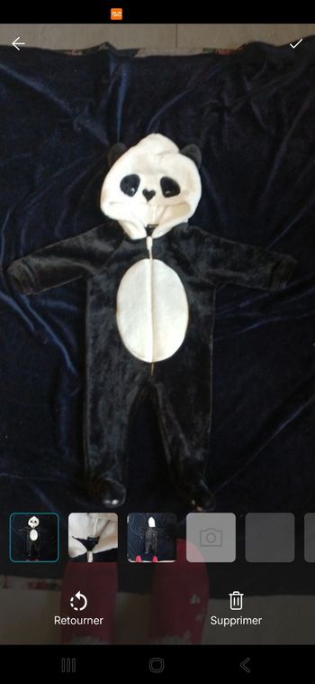Surpyjama panda t 6 mois