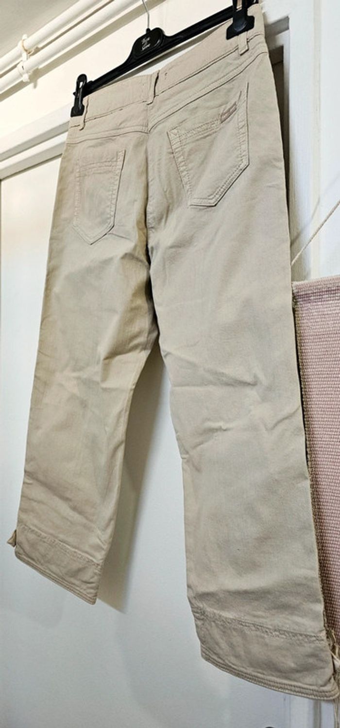 Pantacourt Bermuda Short long Coton Elasthane Saint James Taille 40 - photo numéro 6