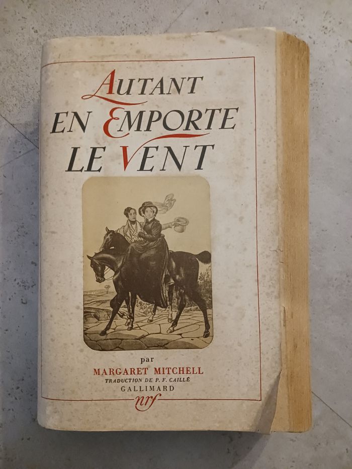 livre ancien Autant en emporte le vent Margaret Mitchell