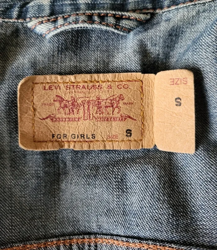 Veste en jean Levi's bleue Taille S - photo numéro 7