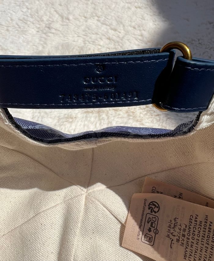 Casquette Gucci dubai bleu - photo numéro 6