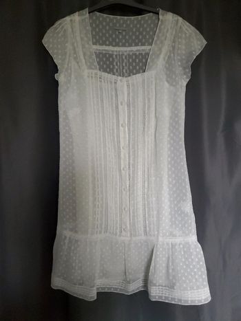 Robe en voile plumetis