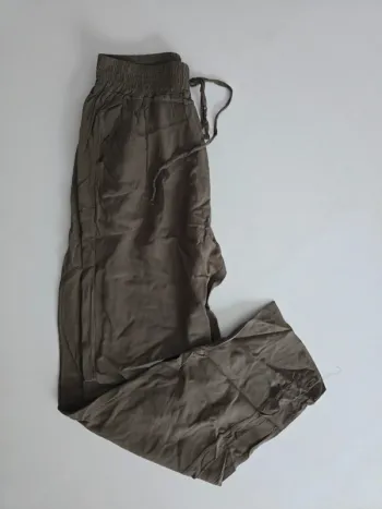 Pantalon fluide kaki