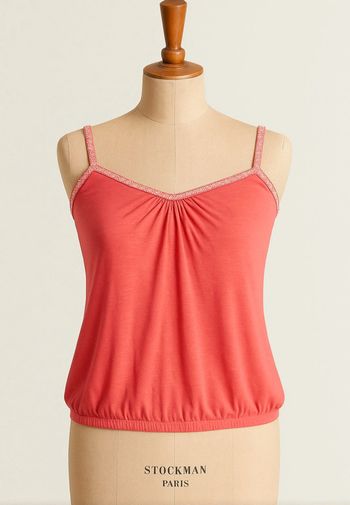 Top à bretelles imprimées camaïeu taille 36