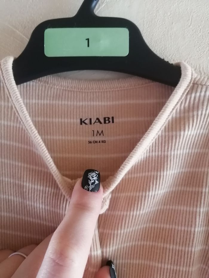 Lot de 2 pyjamas 1 mois de marque kiabi - photo numéro 5