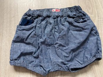 Short dpam jeans 23 mois bebe fille
