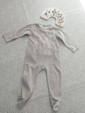 Pyjama velours bébé – In Extenso – 24/36 mois (98 cm)