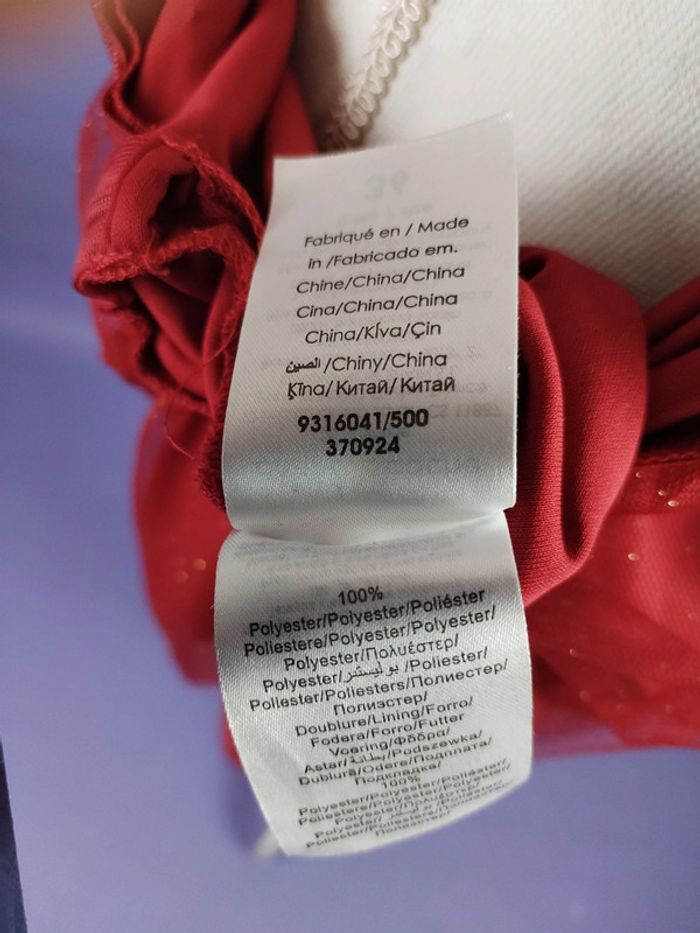 Robe rouge cocktail avec paillettes taille 36 - photo numéro 12